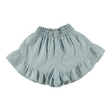 Tocoto Vintage Ruffled Skirt Shorts Blue