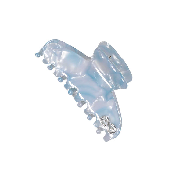 Knot Hairbands Seaglass Claw Clip // Blue Glass