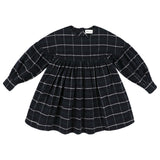 Morley Zeyneb Girls Long Sleeve Dress Bleu