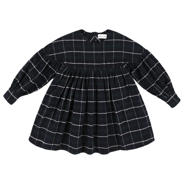 Morley Zeyneb Girls Long Sleeve Dress Bleu
