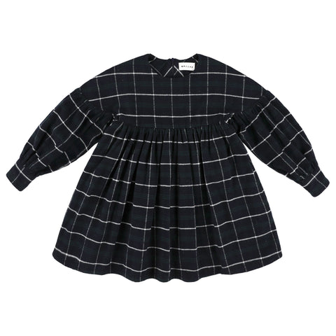 Morley Zeyneb Girls Long Sleeve Dress Bleu