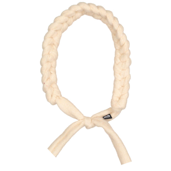 Knot Hairbands Woolen Braid Band // Blush