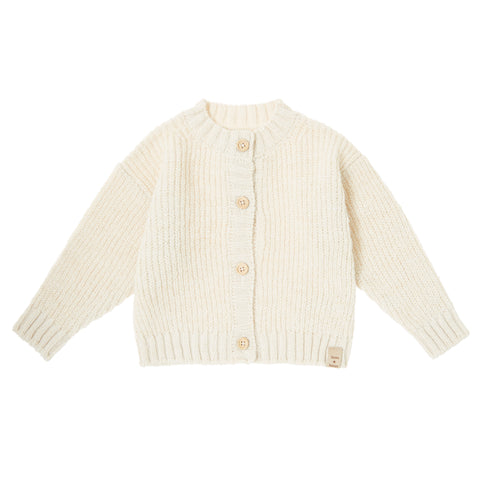 Tocoto Vintage Baby Knitted Cardigan Off-White