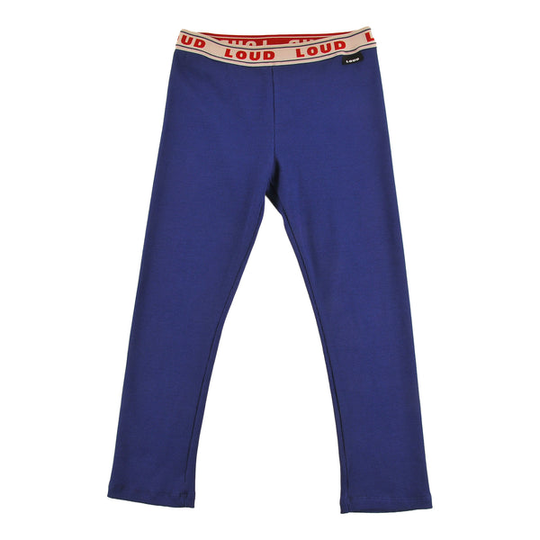 Loud Apparel Leggings Loud Elastic Waist Blue Navy