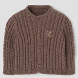 Popelin knitted jacket brown || 57.3