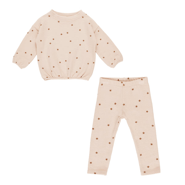 RYLEE & CRU SPONGEY KNIT SET || SHELL STARS