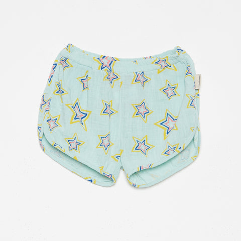Weekend House Kids Stars All Over Sporty Short Mint