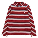 Buho Fancy Stripes T-Shirt Pomegranate