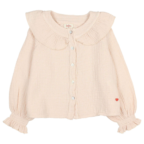 Buho Plumeti Blouse Cream Pink