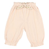 Buho BB Soft Velour Girly Pants Cream Pink