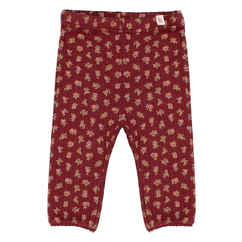Buho BB Cottage Rib Legging Pomegranate