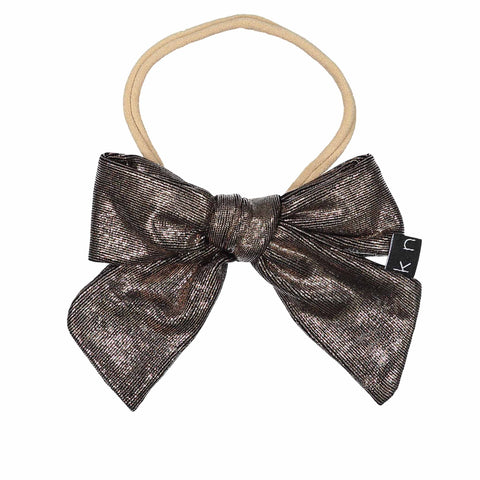 Knot Hairbands Glimmer Bow Band // Bronze