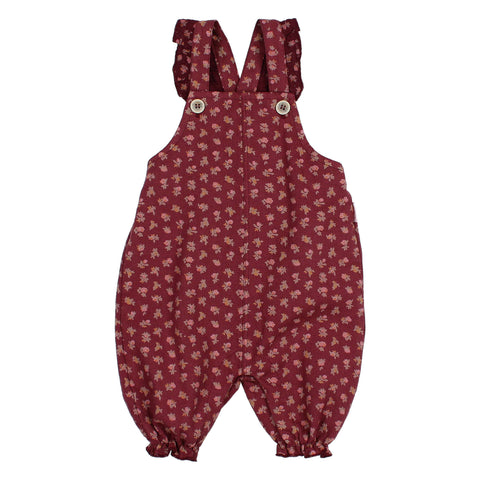 Buho BB Cottage Dungaree Pomegranate
