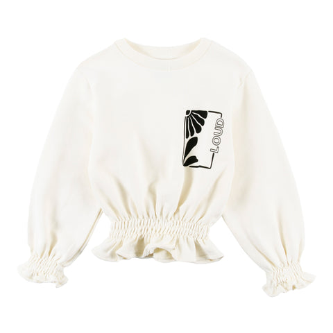 Loud Apparel Frozen Sweater Waist Ecru/Black