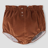 Popelin bloomer terracotta velvet high-waist || 26.1