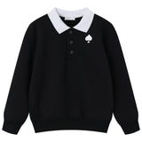 Coco Blanc Polo Sweatshirt Black