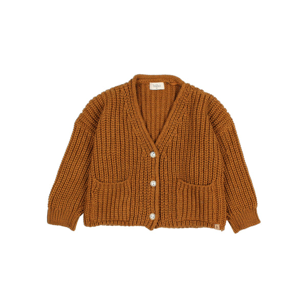 Buho Pockets Cardigan Toffee