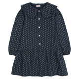 Buho Cottage Maxi Dress Navy