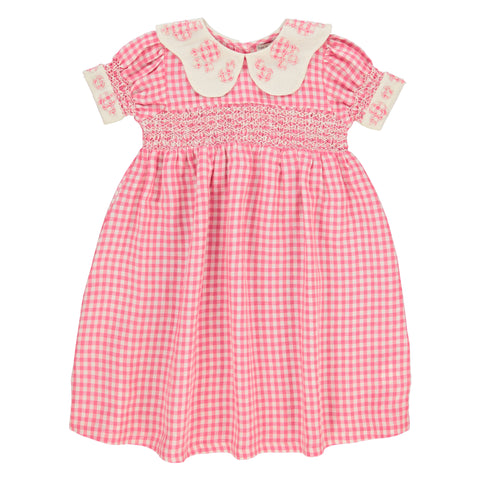 Bebe Organic Bella Dress Garden Gingham