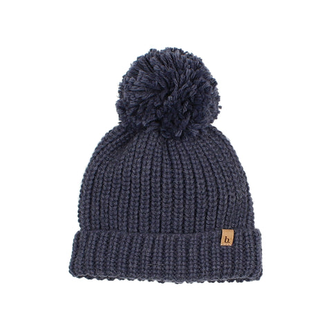 Buho Soft Knit Hat Navy