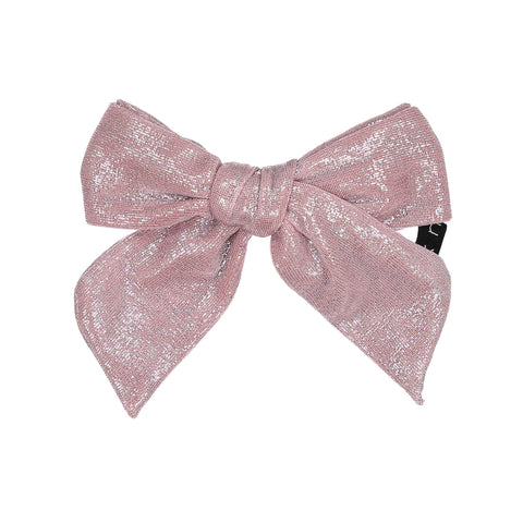 Knot Hairbands Glimmer Bow Clip // Pink
