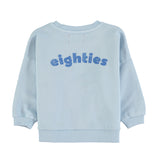 Piupiuchick Sweatshirt | Light Blue W/ Multicolor Wave Print