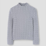 Popelin knitted sweater grey perkins neck || 18.3