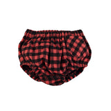 Piupiuchick Baby Shorties | Red & Black Vichy