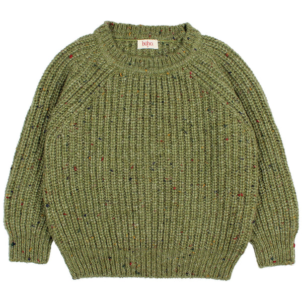 Buho Botonato Jumper Green Tea
