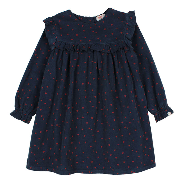 Buho Mini Cuore Dress Navy