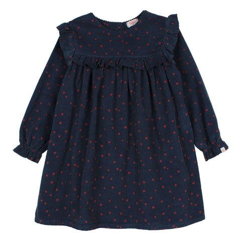 Buho Mini Cuore Dress Navy