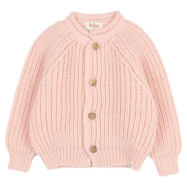 Buho BB Soft Knit Cardigan Rose by Búho Barcelona