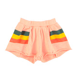 Piupiuchick Shorts | Pink W/ Multicolor Stripes