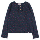 Buho Mini Cuore T-Shirt Navy