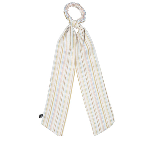 Knot Hairbands Coastal Scrunchie // Blush Stripe