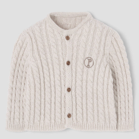 Popelin knitted jacket off-white || 57.1