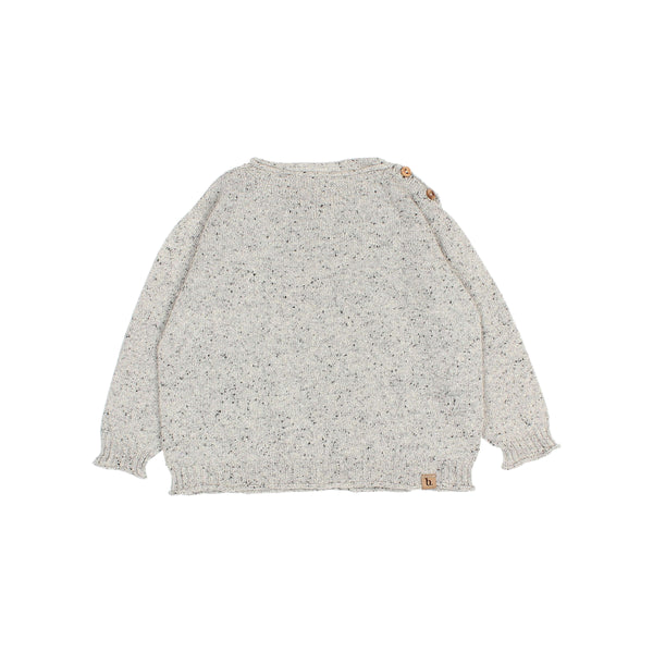 Buho BB Fine Knit Jumper Light Grey