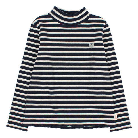 Buho Fancy Stripes T-Shirt Navy