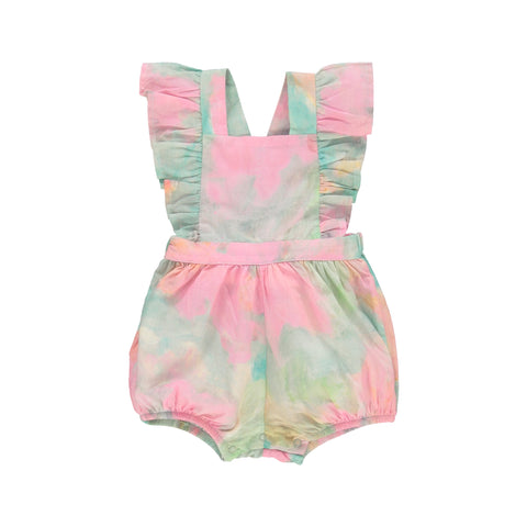 Bebe Organic Violetta Romper Watercolor