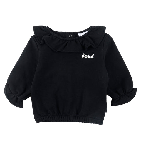 Loud Apparel Melody Girl Sweater Collar Black/Ecru