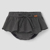 Popelin bloomer black gingham with skirt || 27.4
