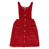 Buho Corduroy Dress Cherry