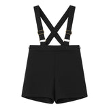 Coco Blanc Black Suspender Overalls Black
