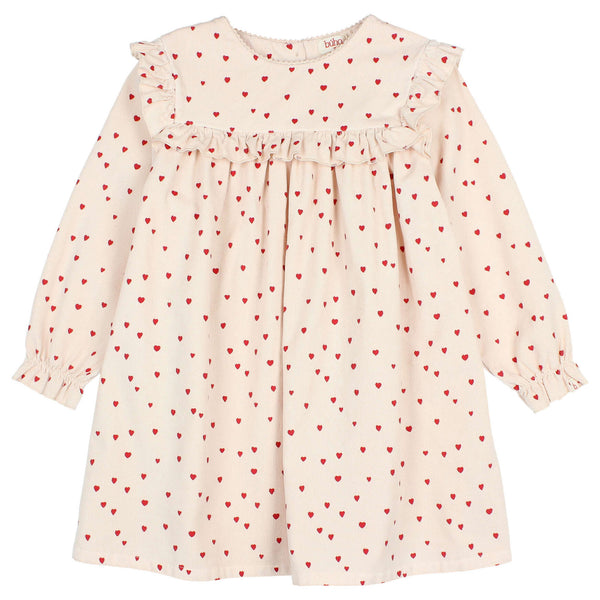 Buho Mini Cuore Dress Cream Pink