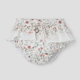 Popelin Poppy Pattern Culotte With Double Frill
