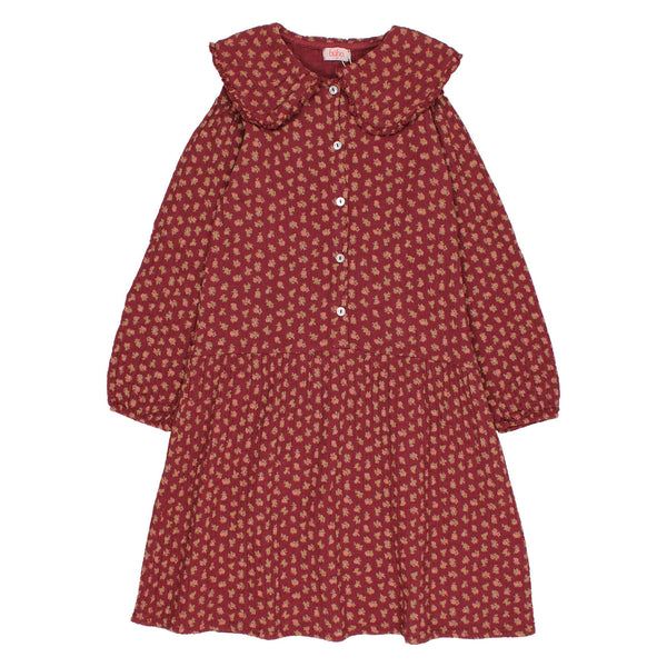 Buho Cottage Maxi Dress Pomegranate
