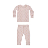 Quincy Mae Bamboo Pajama Set || Blush Twinkle