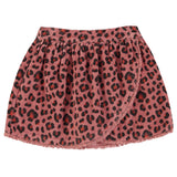 Piupiuchick Knee-Lenght Skirt | Pink W/ Animal Print AW26