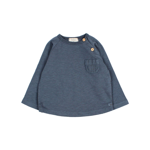 Buho BB Pocket T-Shirt Antic Blue