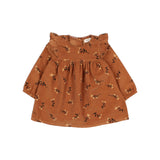 Buho BB Folk Dress Toffee